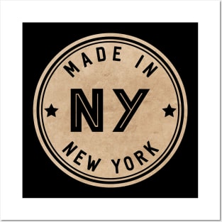 Made In New York NY State USA Posters and Art